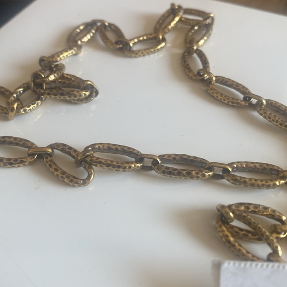 Kendra Scott Chain Link Necklace NWT. Vintage Gold - Picture 3 of 6